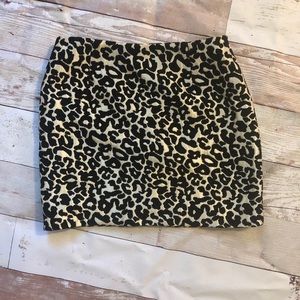KENDALL + KYLIE Leopard Print Miniskirt